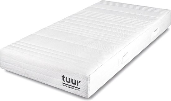 Tuur® Original Plus Eenpersoonsmatras 80x220 100% Natuurlatex - 120 Nachten Proef - Dual Comfort - Paardenhaar en Hennep