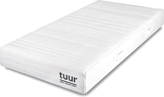 Tuur® Original Plus Eenpersoonsmatras 90x210 100% Natuurlatex - 120 Nachten Proef - Dual Comfort - Paardenhaar en Hennep