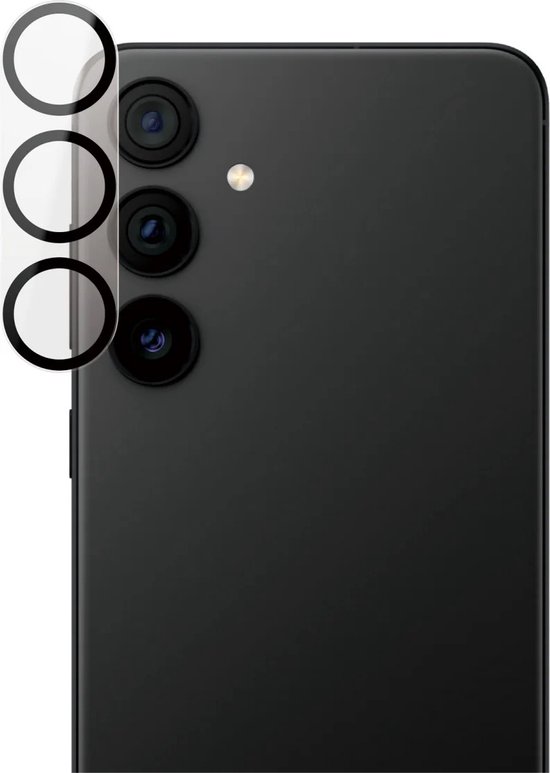 PanzerGlass Geschikt voor Samsung S24 Plus- PicturePerfect Camera Protector Glas - Zwart