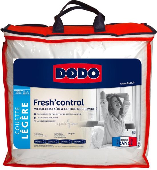 DODO Dekbed DODO anti-transpiratie FRESH CONTROL - 240x260 cm L 260 cm x H 5 cm x D 240 cm