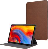 Case2go - Tablet Hoes geschikt voor Lenovo Tab M11 - Simple Leather Case - Book Case - 11 inch - Bruin