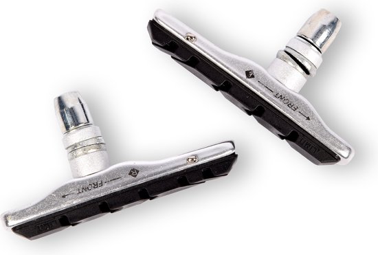 Universele Rubberen Fietsremblokken voor Shimano V-Brake Systemen 4 stuks (2 paar)- Remblokken Cartridge Set 72 mm - discountershop