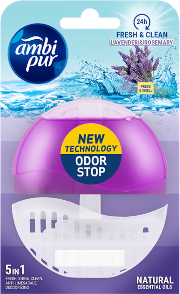 Goedkoopste Ambi Pur - Toiletblok - Lavender & Rosemary - 55ml