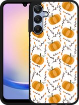 Cazy Hardcase Hoesje geschikt voor Samsung Galaxy A25 Pumpkins