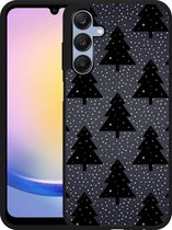 Cazy Hardcase Hoesje geschikt voor Samsung Galaxy A25 Snowy Christmas Tree