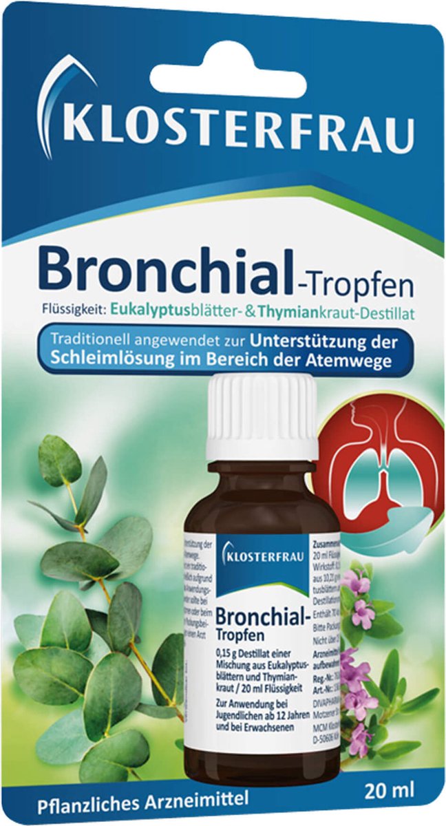 Klosterfrau Bronchi druppels 20ml Bronchus - KLOSTERFRAU
