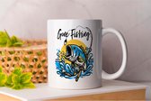 Mok Gone Fishing - Fishing - Gift - Cadeau - Angling - Fisherman - CatchOfTheDay - Vissen - Hengelsport - Visser - VangstVanDeDag - Vliegvissen