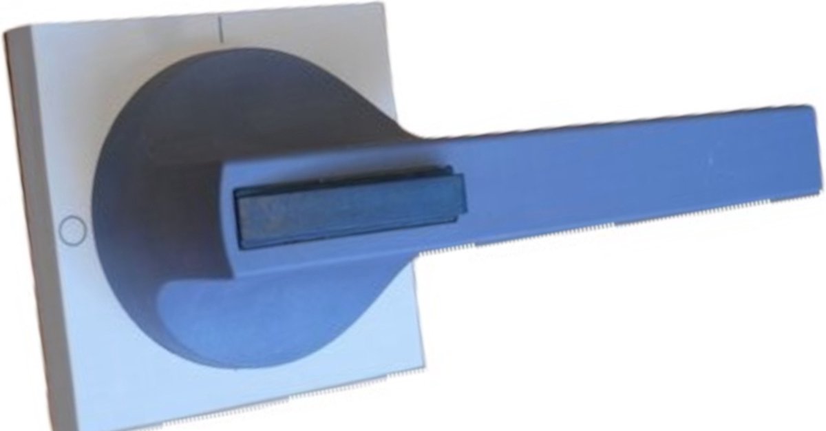 Siemens 8UC7310-1BB handgreep TI-grijs/blauw Met deurvergrendeling Afsluitbaar