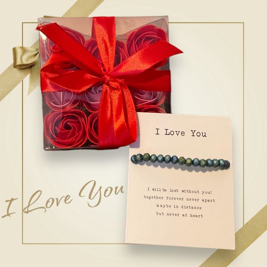 I Love You - Valentijn - Verjaardag - Moederdag - cadeau voor vrouw - oma gift