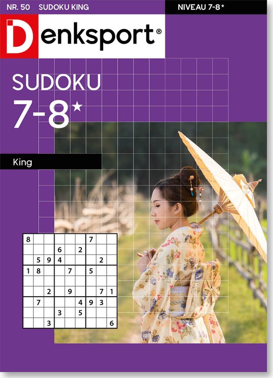 Denksport Puzzelboek Sudoku 7-8* king, editie 50