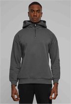 Urban Classics - Zipped High Neck Hoodie/trui - XXL - Grijs