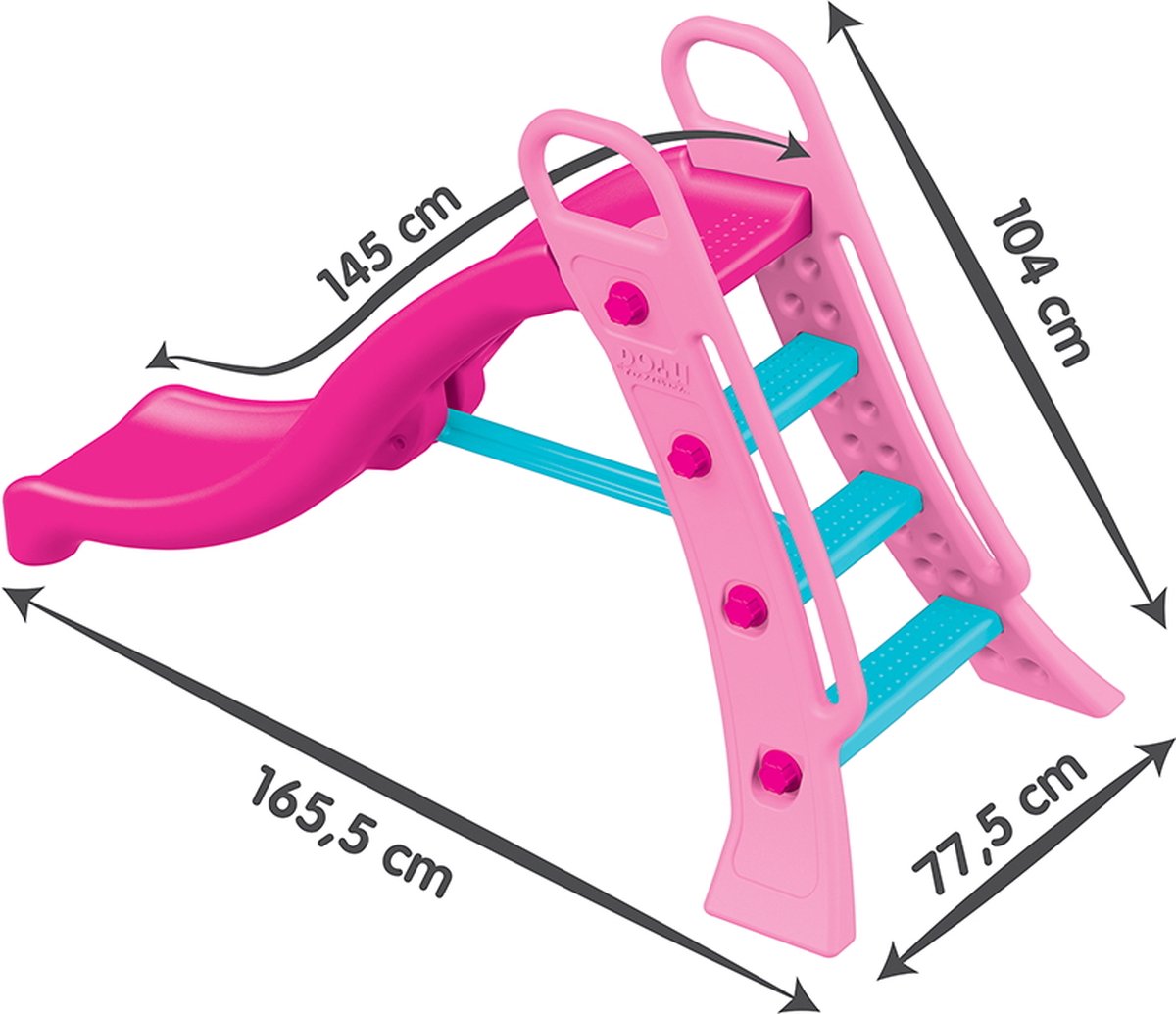 Dolu Unicorn XL Waterglijbaan - Losse Glijbaan Peuter - Roze - Binnen & Buiten — afbeelding 7
