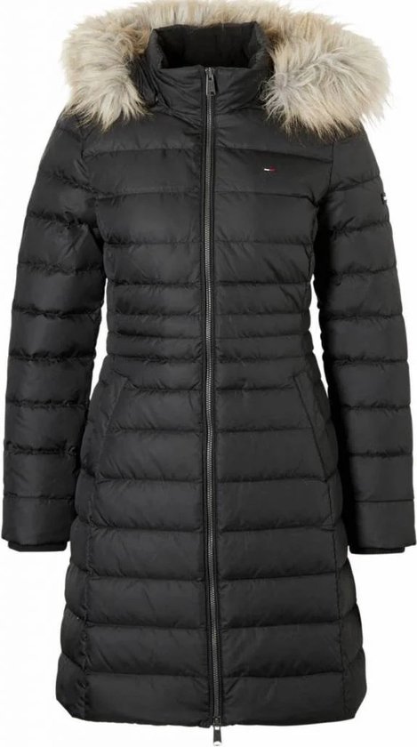 Manteau d'hiver femme Tommy Hilfiger noir - Taille L