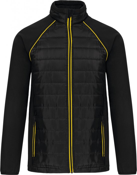 Jas Unisex L WK. Designed To Work Lange mouw Black / Yellow 100% Polyester