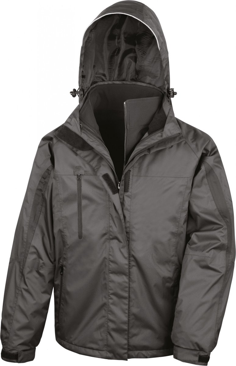 Result Men´ 3-in-1 Journey Jacket With Soft Shell Inner RT400 Zwart