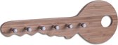 Sleutelrek bruin voor 6 sleutels 35 cm - Zeller - Huisbenodigdheden - Sleutels ophangen - Sleutelrekjes - Decoratief sleutelrek