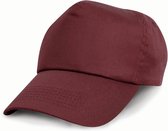 Cotton cap - One Size, Wijnrood