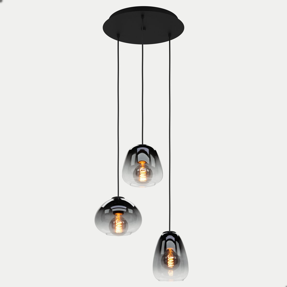 EGLO Aguilares Hanglamp - E27 - Ø 43 cm - Zwart