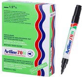 ARTLINE 70 NEAT - Permanent Marker - Doos van 12 stuks - 1,5mm Lijndikte - Zwart