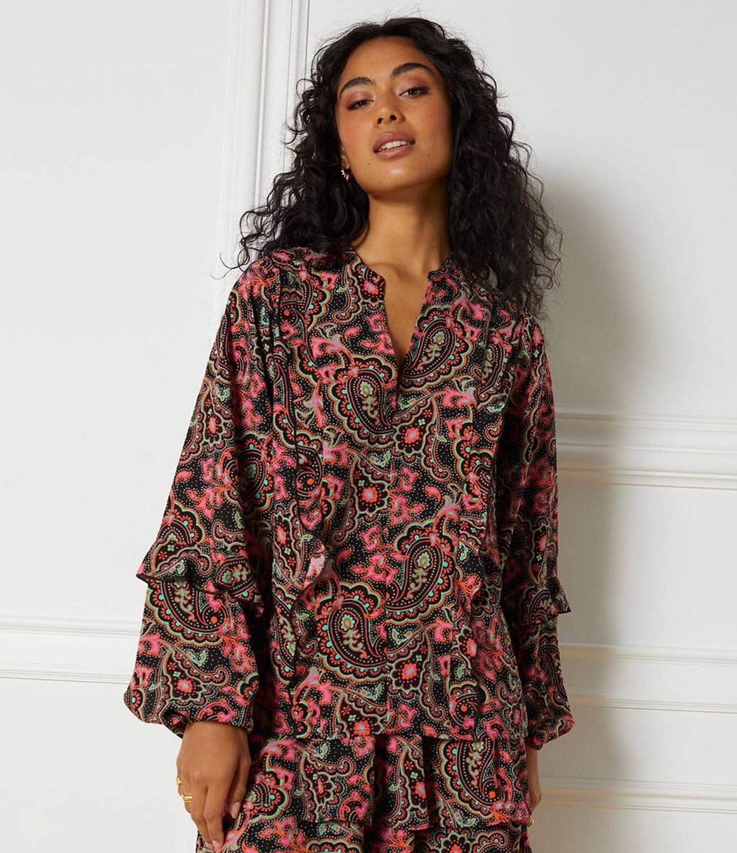 Refined Department Blouse Zoey R2308952158 750 Paisley Dames Maat - L