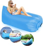 Air Lounger - Air Lounger -Beanbag - Canapé Matras - airbag - Airbed - Piscine - Plage - Airbed Airlounger - Water - Camping- Bleu clair