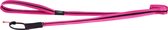 Rogz Air Tech Ultralite Lijn Zwart&Roze - Hondenriem - L