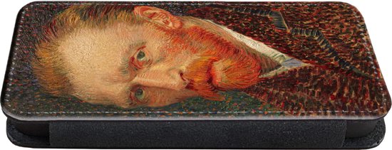Telefoonhoesje Geschikt voor iPhone 11 Pro telefoonhoesje - Zelfportret - Vincent van Gogh - Met vakjes - Wallet case met magneetsluiting