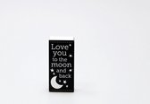 soap & gifts - love you to the moon and back - badbuis - doosje vol bubbels