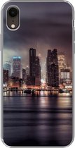 iPhone XR hoesje - New York - Storm - Skyline - Siliconen Telefoonhoesje