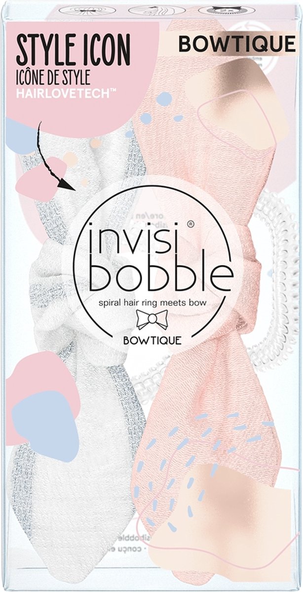 Invisibobble Accessoire Bowtique Nordic Breeze Spiral Hair Ring Meets Bow