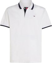 Tommy Hilfiger TJM Regular Heren Polo - Wit - Maat L