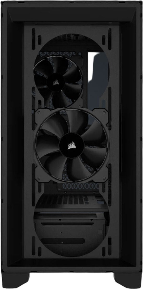 Corsair 3000D Airflow - Midtowermodel Atx - Gehard Glas - Zwart behuizing - afbeelding 4