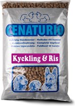 Cenaturio Kip & Rijst - Speciaal hondenvoer -5 KG - alle normaal actieve honden, met voedselallergieën en / of huidproblemen - licht verteerbaar.