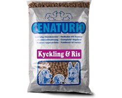 Cenaturio Kip & Rijst - Speciaal hondenvoer -5 KG - alle normaal actieve honden, met voedselallergieën en / of huidproblemen - licht verteerbaar.