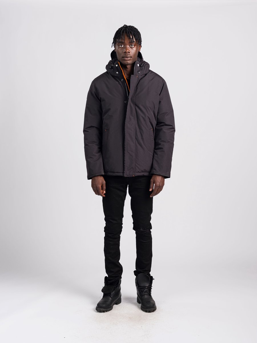 Outdoor Survival Canada [OSC] Warme Winterjas Parka Outdoor -20 Iqniq Orca Zwart