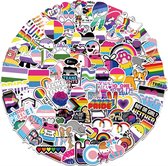 CHPN - Stickers - Pride stickers - Random stickers - Gaypride stickers - Sticker - 50 stuks - Mix - Cadeau - Laptop stickers - LGBTQ