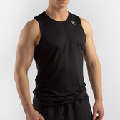 ZEUZ Sport Tanktop Heren - Sportkleding Man - Fitnesskleding - Jongens Kleding voor Fitness, CrossFit & Gym - Zwart - Maat M