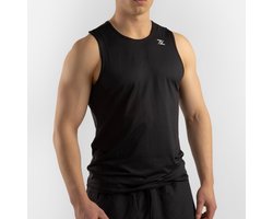 ZEUZ Sport Tanktop Heren - Sportkleding Man - Fitnesskleding - Jongens Kleding voor Fitness, CrossFit & Gym - Zwart - Maat M
