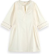 Scotch & Soda Short dress with eyelet detail Dames Jurk - Maat 42