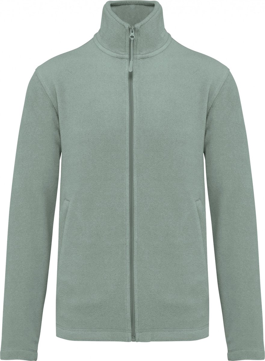 Kariban Microfleece met rits heren K911 Sage