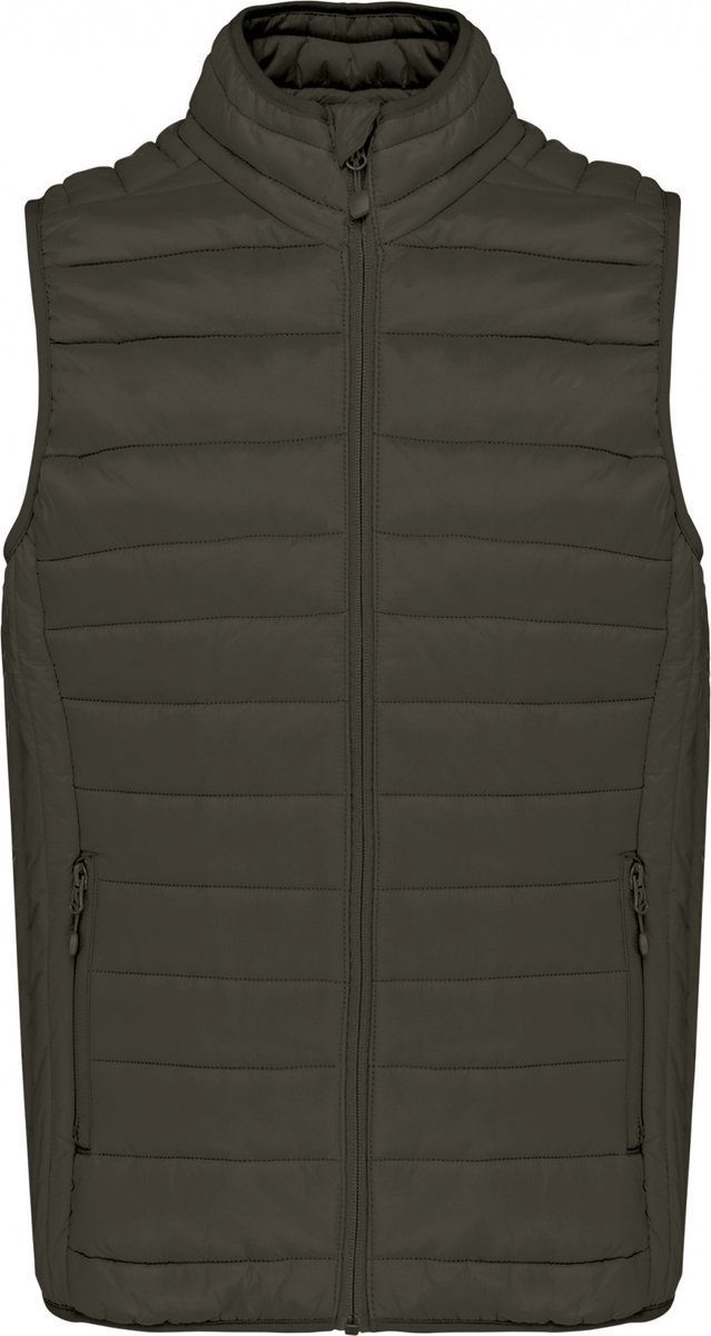 Kariban Men’s lightweight sleeveless down jacket K6113 - Dark Khaki - XXL