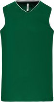 SportSportshirt Dames XL Proact V-hals Mouwloos Dark Kelly Green 100% Polyester
