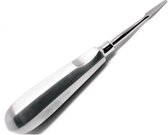 Belux Surgical Instruments / Cogswell Wortelheffers - Gehoekt - Beenhendel -RVS - Herbruikbaar, Autoclaveerbaar -16 CM -Zilver
