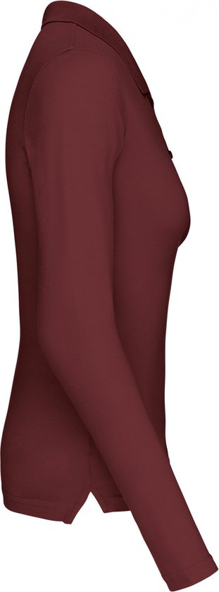 Polo femme manches longues Kariban Piqué K257 - Vin - 3XL
