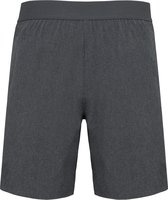 SportBermuda/Short Heren M Proact Marl Dark Grey / Black 92% Polyester, 8% Elasthan