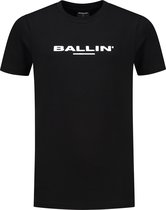 Ballin Amsterdam - Jongens Regular fit T-shirts Crewneck SS - Black - Maat 8