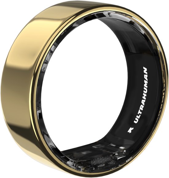 Ultrahuman Ring Air - Gold - Ringmaat 5 - Smart Ring - Slaap Tracking - Hartslag & Temperatuur Monitoring, Volg Slaap, Beweging & Herstel