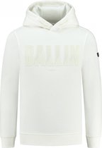 Ballin Amsterdam - Jongens Slim fit Sweaters Hoodie LS - Off White - Maat 8