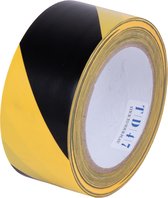 TD47 PVC Safety Markeringstape 50mm x 33m Zwart/Geel