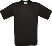 T-shirt Kind 1/2 Y (1/2 ans) B&C Ronde hals Korte mouw Black 100% Katoen